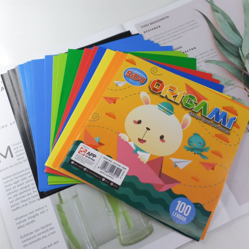 

Kertas Lipat 0rigami Berwarna Isi 100 Lembar