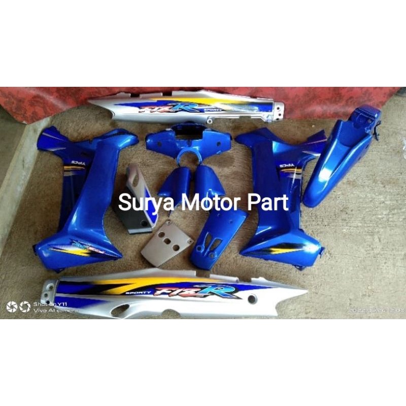full set body halus fiz r putih biru