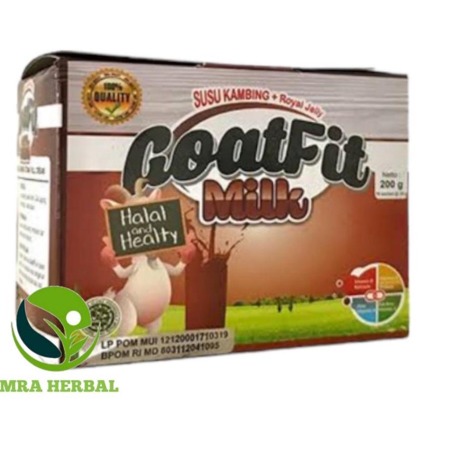 

art5m0La--GOATFIT MILK COKLAT susu Kambing ettawa plus Royal jelly