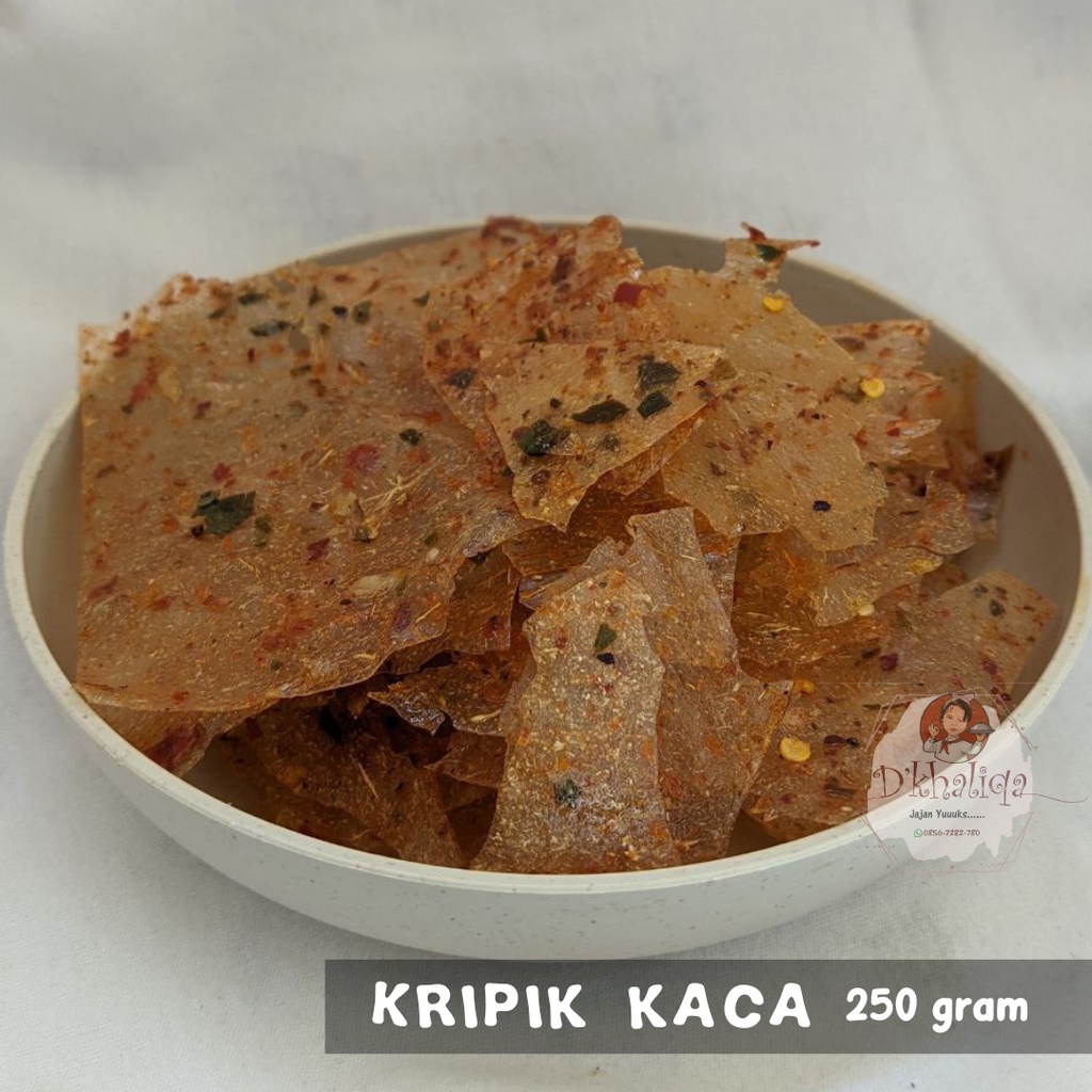 

KRIPIK KACA PEDAS DAUN JERUK (250 gram)