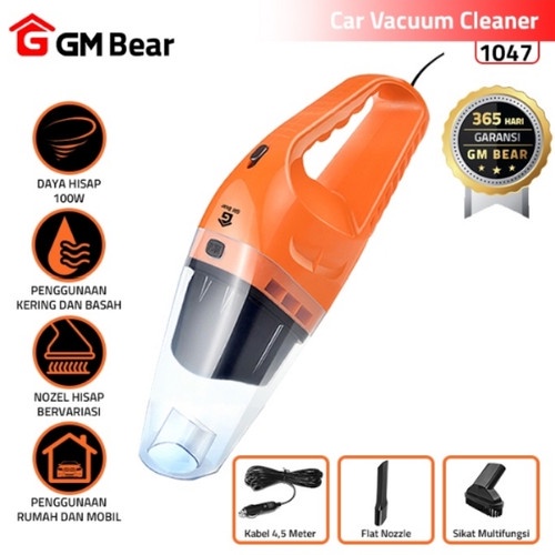 GM Bear Vacum Cleaner  Alat Penyedot Debu Mobil Listrik