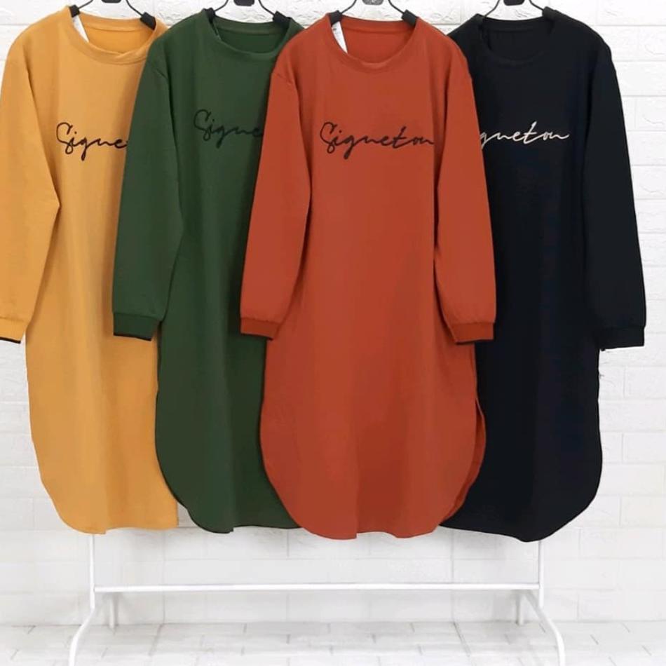 Tunik Jumbo Babyterry Import Bordir Asli This Fore To Me Bahan Halus ‑ REO.18Oc22т