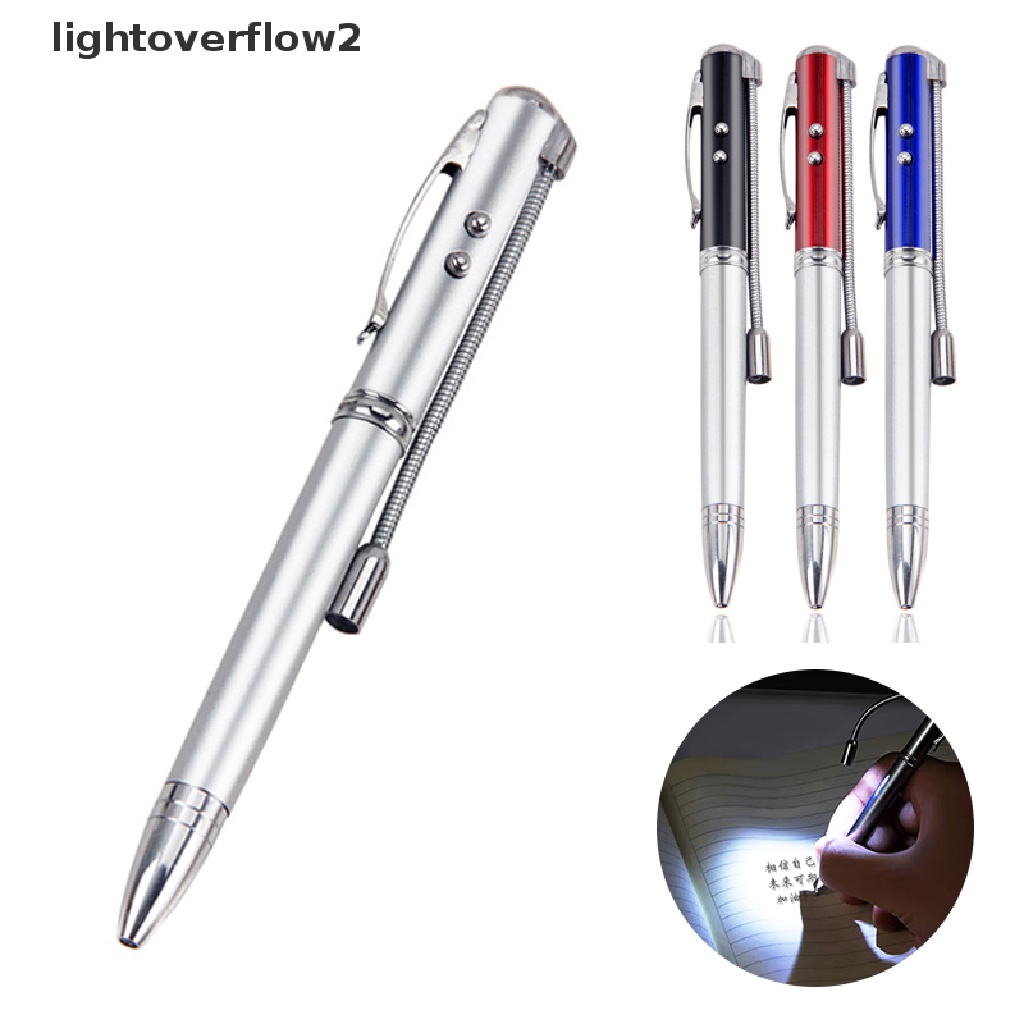 (lightoverflow2) 1pc Pulpen Tinta Invisible Bahan Plastik Untuk Kantor