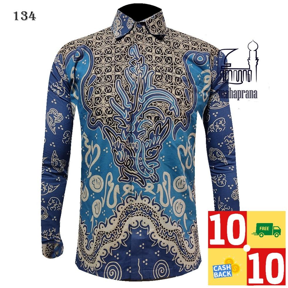 PWT.18Oc22ᴬ ▪ Kemeja Batik Pria Slimfit Premium MAHAPRANA  MHP-134