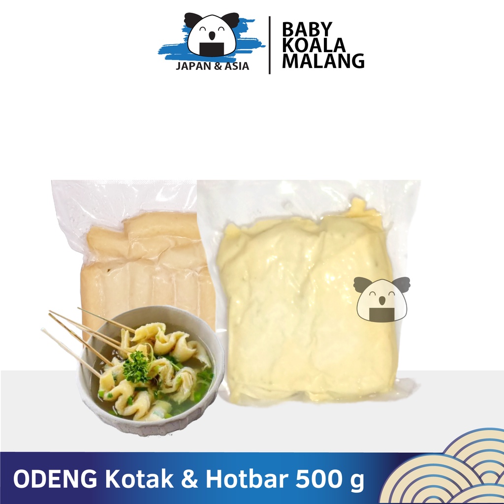 

JAJAN KOREA ODENG Eomuk & Hotbar 500 g Halal | Odeng kotak/Odeng panjang | Fish Cake