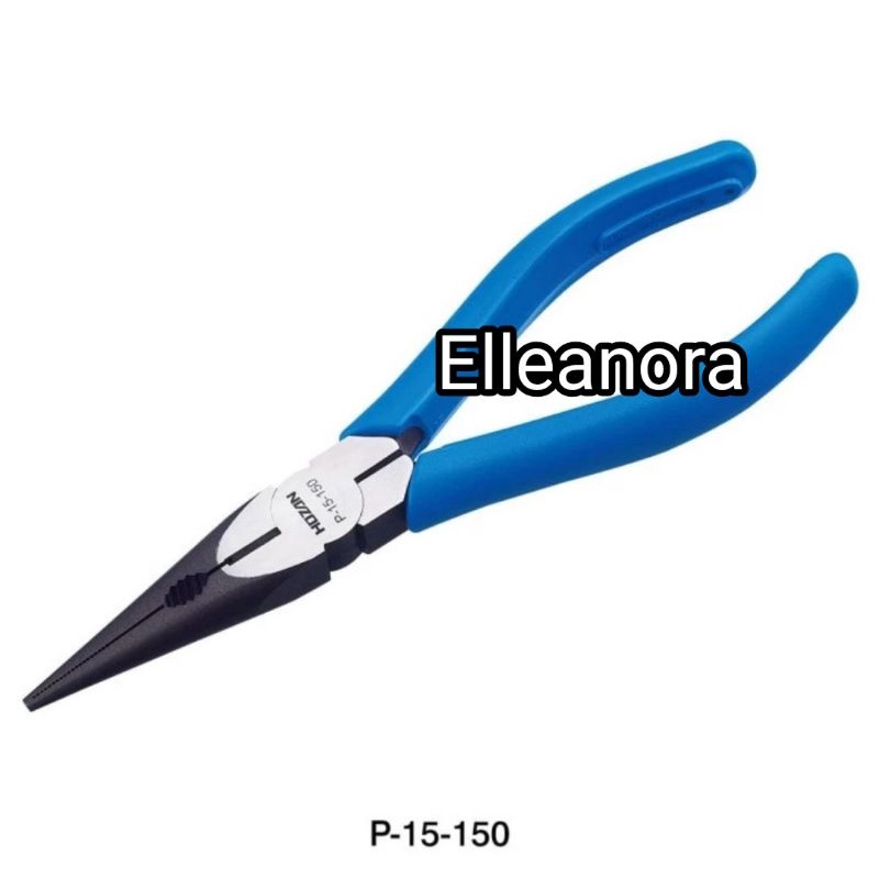 Long Nose Pliers With Side Cutter Hozan P-15-150 Original