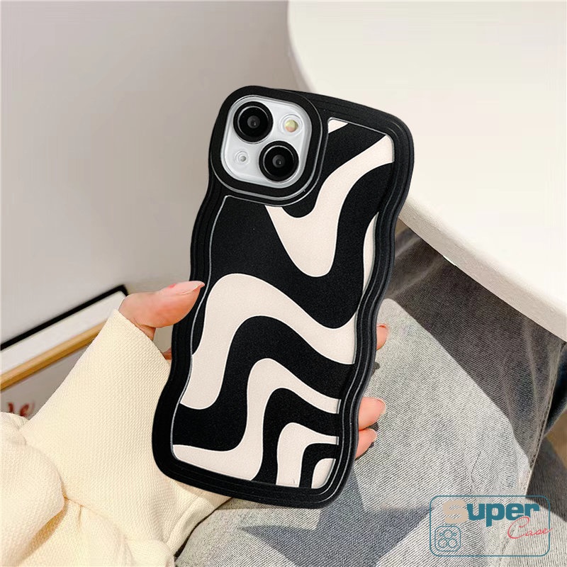 Soft Case Tpu Motif Zebra Untuk iPhone 11 Pro Max 6 6s 7 8 Plus XR X XS Max 13 12 14 Pro Max 14 Plus SE 2020