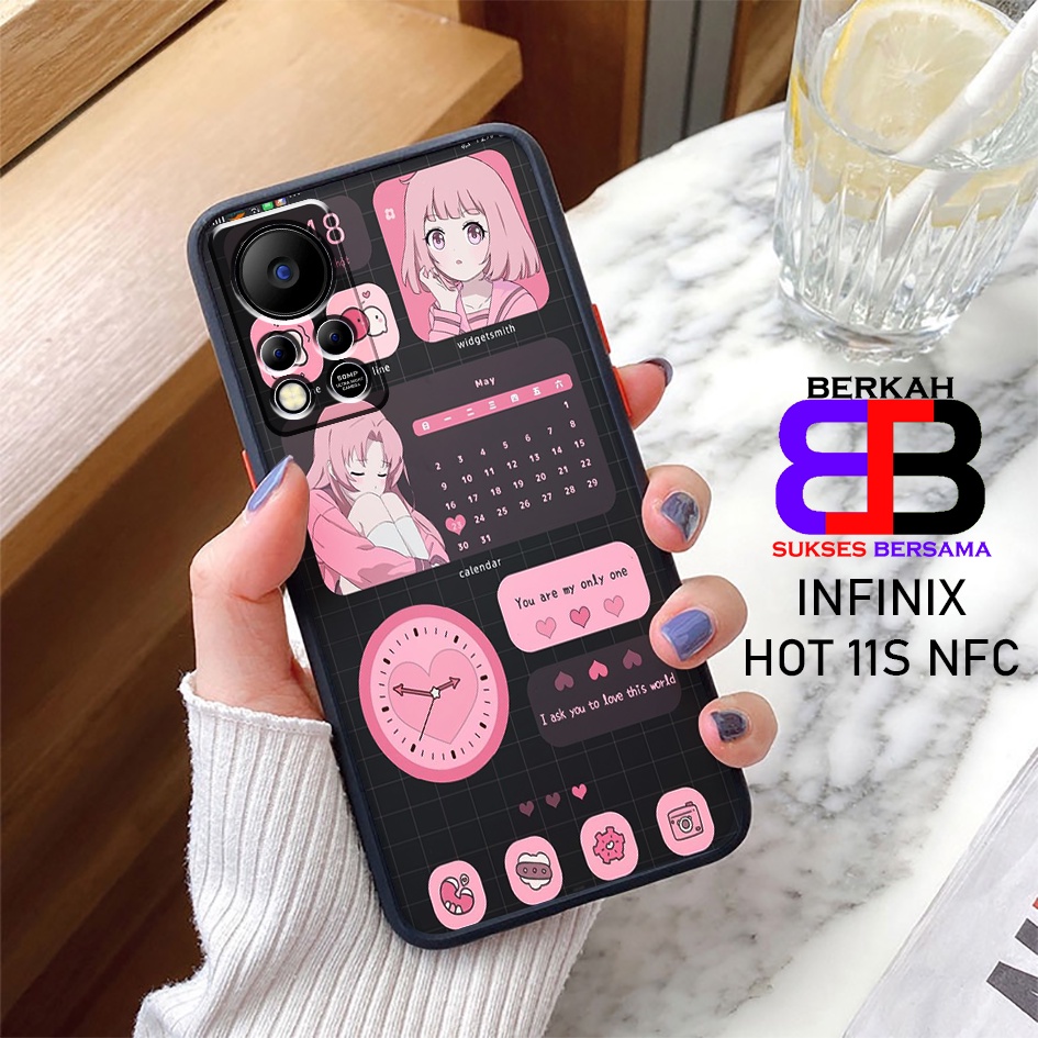 Soft Case 4D Infinix Hot 11s Nfc - Casing 4D Infinix Hot 11s Nfc Terbaru Berkah Sukses [Anime] Silik