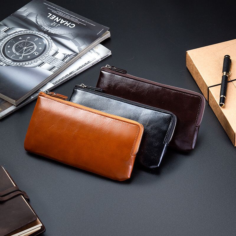 dompet long wallet kulit panjang tipis handphone HP ponsel impor