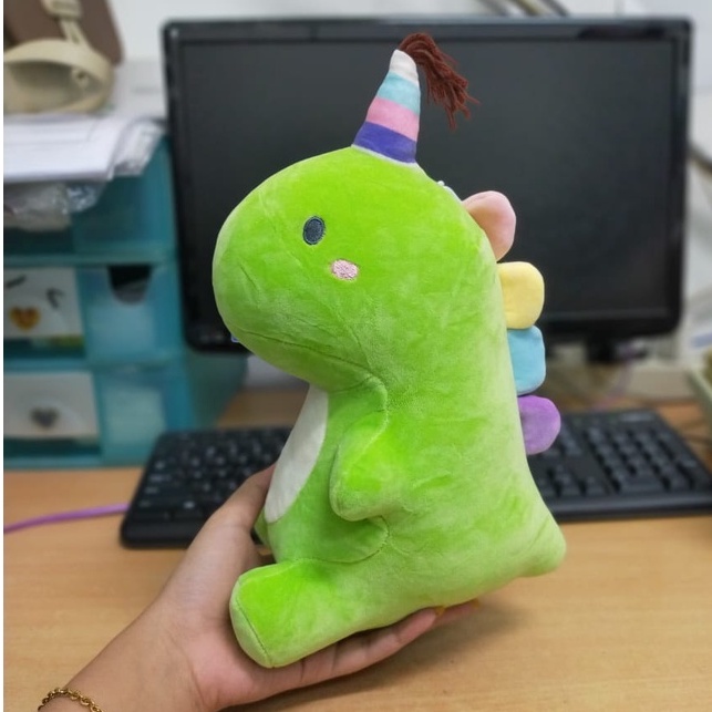 Boneka Dino Standing 20cm/boneka animal/boneka dinosaurus