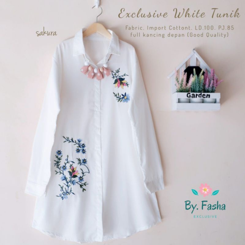 TUNIK WHITE/EXCLUSIVE TUNIK WHITE