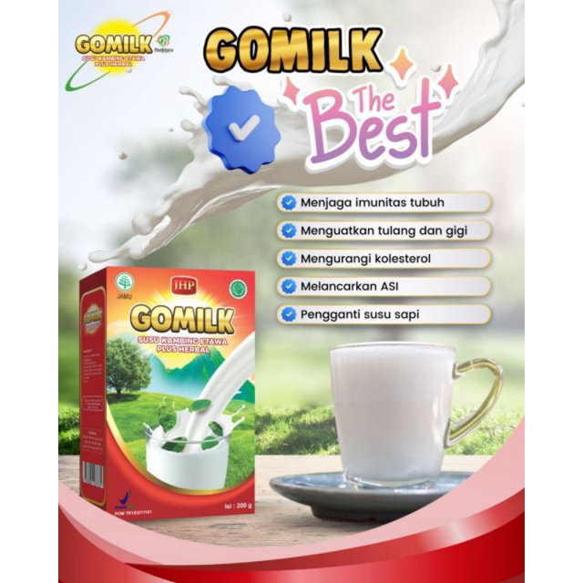 

Gomilk Susu Kambing Etawa 200 gr