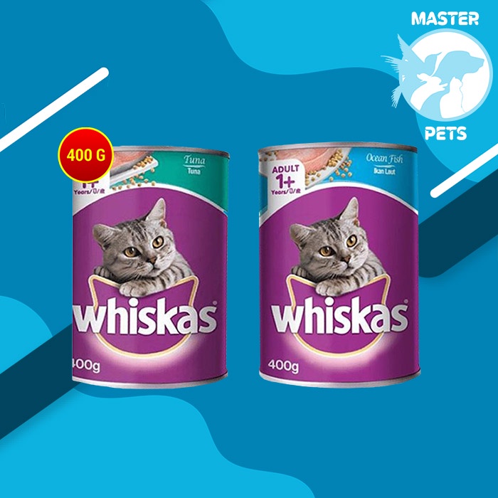 Makanan Kucing Whiskas 400 Gram/ Whiskas Kaleng All Varian