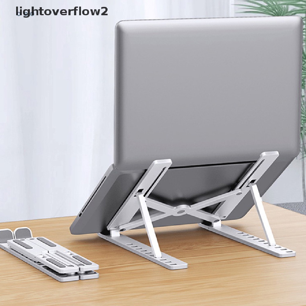 (lightoverflow2) 1pc Stand Pendingin Laptop / Notebook / iPad / Tablet Portable