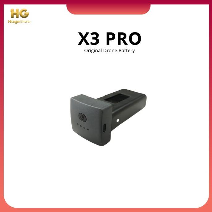 [ Promo ] X3 Pro Original Battery - Drone Kamera Dan Aksesoris