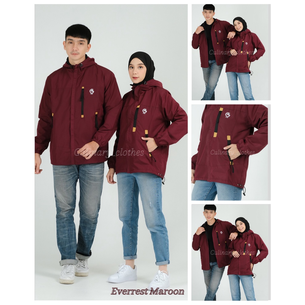 Jaket Gunung Pria Wateproof Original FCF Type Everest Size M L XL XXL / Jaket Parasut Pria Jumbo Terbaru