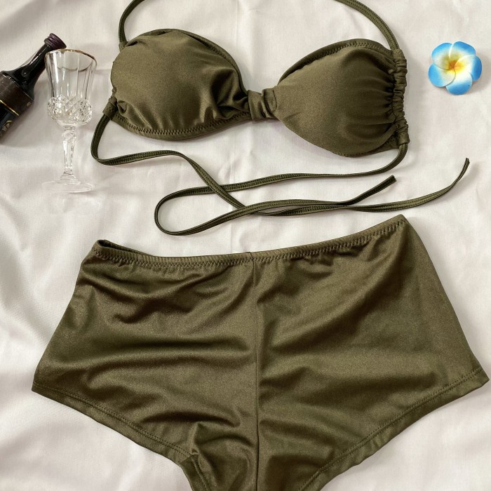 Bikini Bow Top Bikini / Baju Renang Wanita / Bikini Pantai / Bikini Wanita