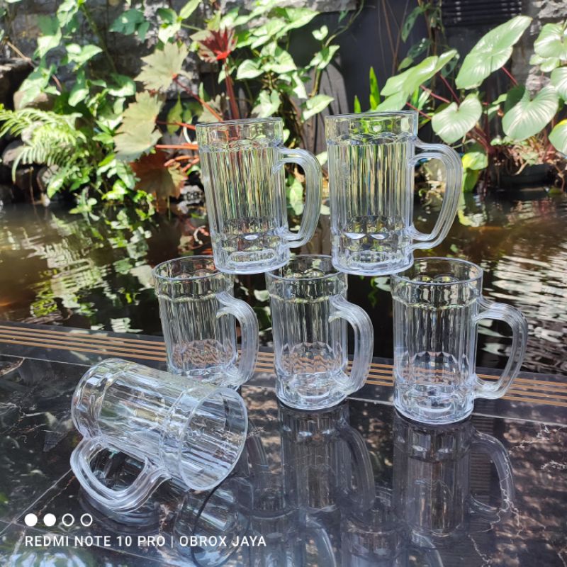 Gelas Bir dan Gelas Jus Transparan/Gelas Bir/Gelas Jus/Gelas Transparan