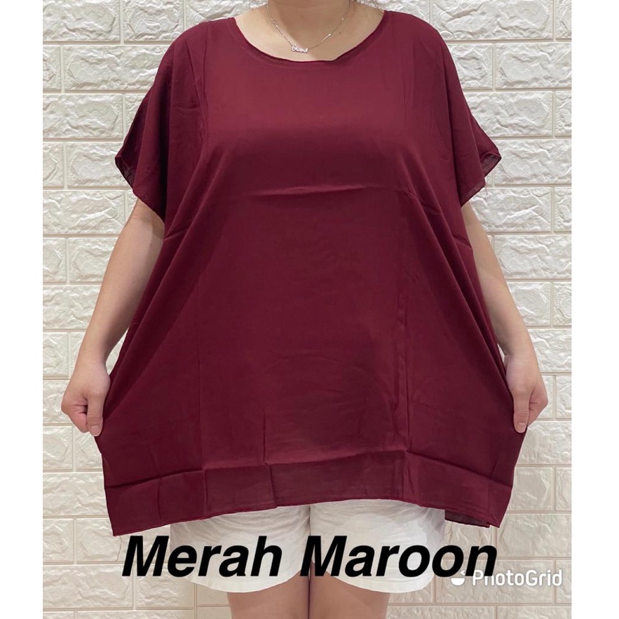 BAJU BLUS NECI SANTAI JUMBO RAYON PREMIUM FIT TO 4XL NEW COLOR REAL PICT