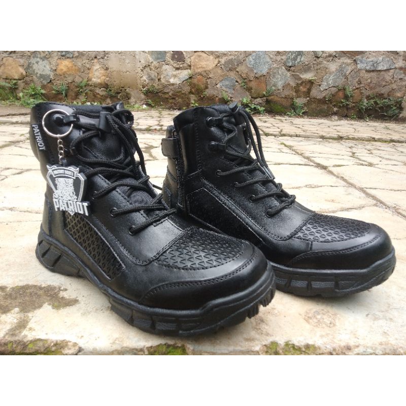 Sepatu PDL jaring tawon pendek kulit sapi asli outole wb pdl tawon