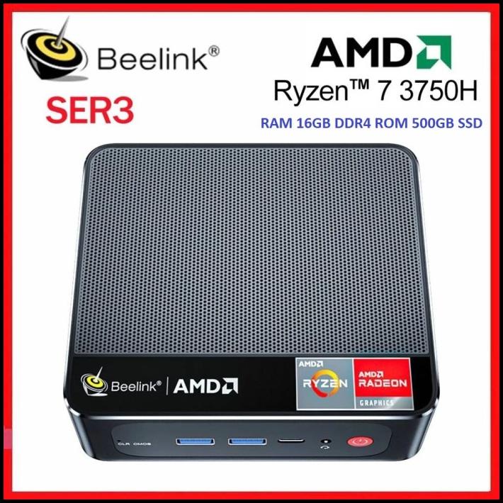 Mini Pc Beelink Ser3 Amd Ryzen 7 3750H Ddr4 16/500Gb Ssd Nvme Windows