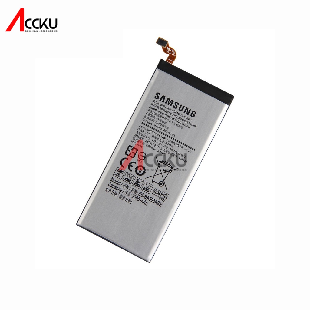 A5 - EB-BA500ABEA5 100%Baterai Samsung GalaxyA5 - EB-BA500ABEBatre Baterai BatterySamsung GalaxyA5