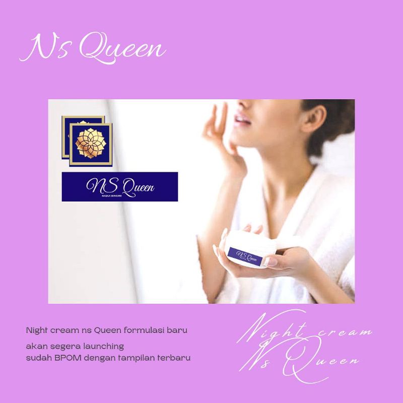 NS QUEEN DAY CREAM WHITENING DAN DAY CREAM ACNE