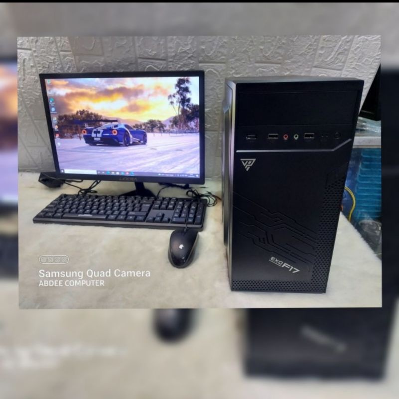 PC paket admin ofices Core i5  ram 8gb  +Monitor 19 in key mouse siap pakai promo