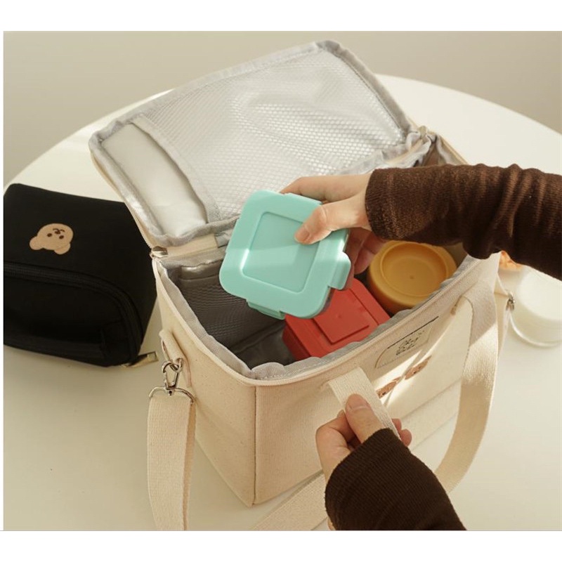 SQUARE STORAGE BAG | Tas penyimpanan susu ASI bayi | Tas kain perlengkapan bayi