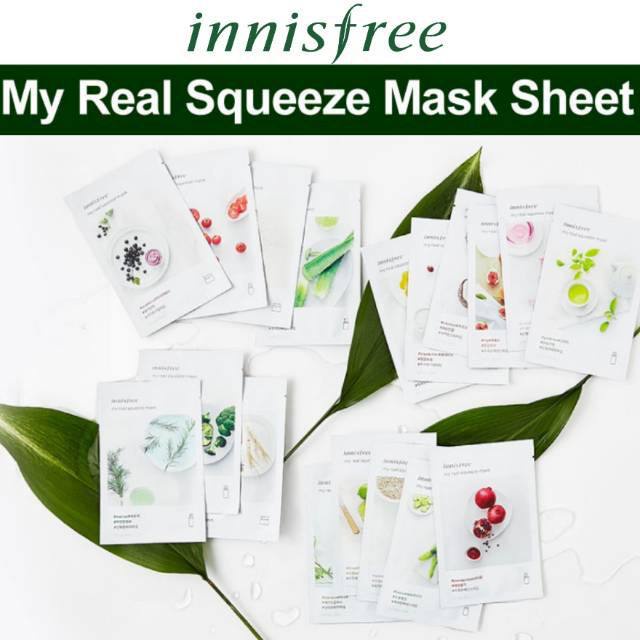 [MS] MASKER INNISFREE MY REAL SQUEZEE KOREA ORIGINAL