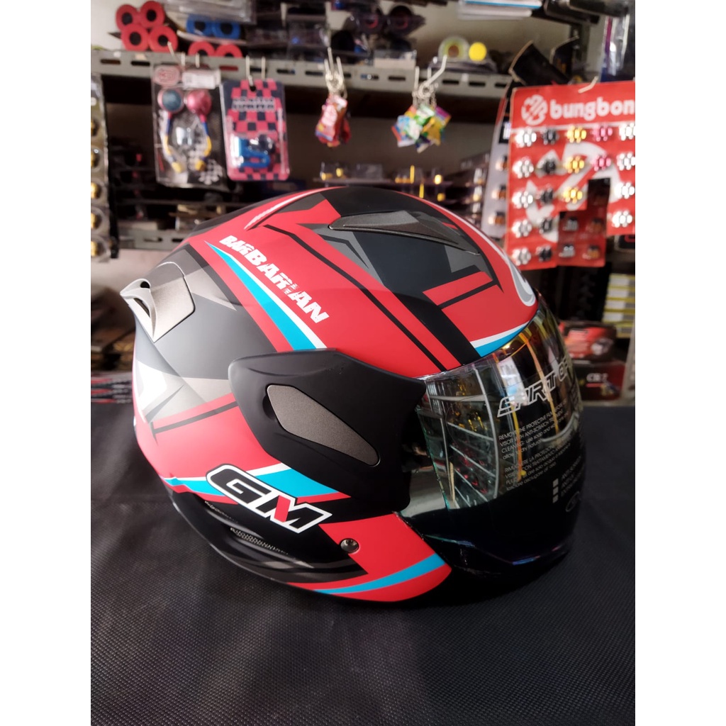 HELM GM FIGHTER BARBARIAN BLACK RED DOFF