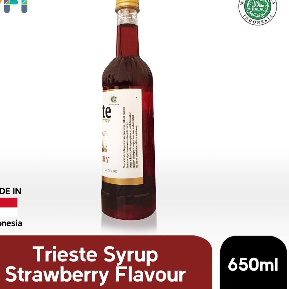 

New Deal--Trieste Syrup Strawberry Flavour 650ml - Sirup Strawberry