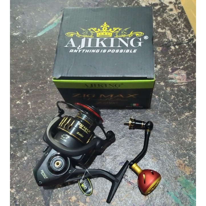 reel Ajiking zig max limited edition 4000 5000 6000