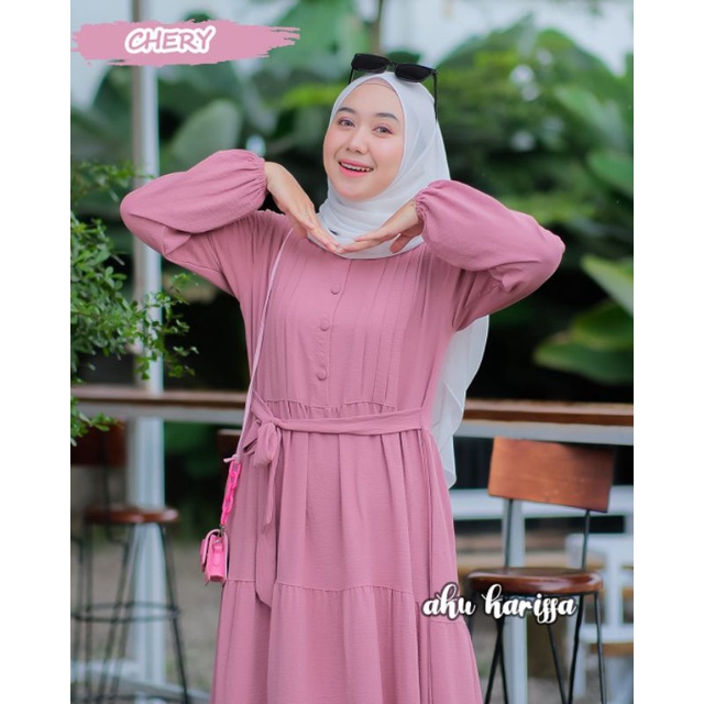 HAWA DRESS ORI BY AKU KARISSA/DRESS CRINKLE /DRESS KEKINIAN