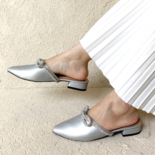 DUSHI Charlie mules - Heels wanita 3cm / hak tahu wanita