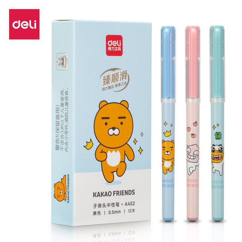 

DELI Pulpen Gel KAKAO FRIENDS 0.5mm - A452