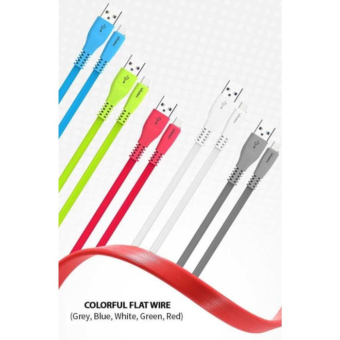 VIVAN CSM100 Kabel Data Micro USB Fast Charging 2.4A Data Cable for Android - Garansi Resmi 1 Tahun