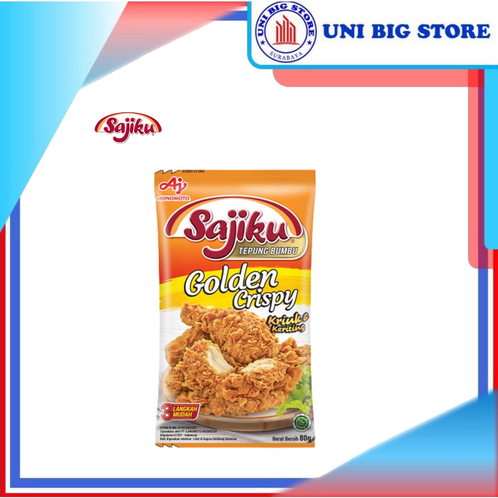 

Sajiku Tepung Bumbu Golden Crispy 80 gr