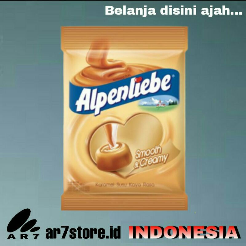 

ALPENLIEBE Permen rasa caramel 125gr isi 50 pcs