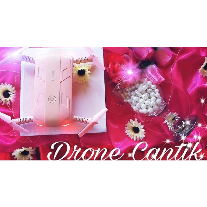 [ Promo ] Selfie Drone - Berfoto Selfie Dengan Drone Terbaik - Warna Pink - Drone Kamera Dan Aksesor