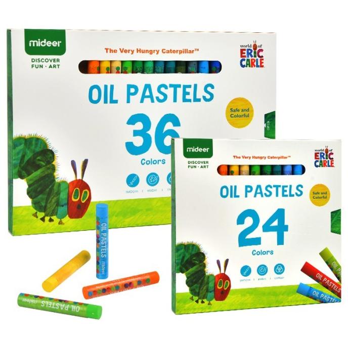 

Mideer X Eric Carle - Oil Pastels - 24 Non COD