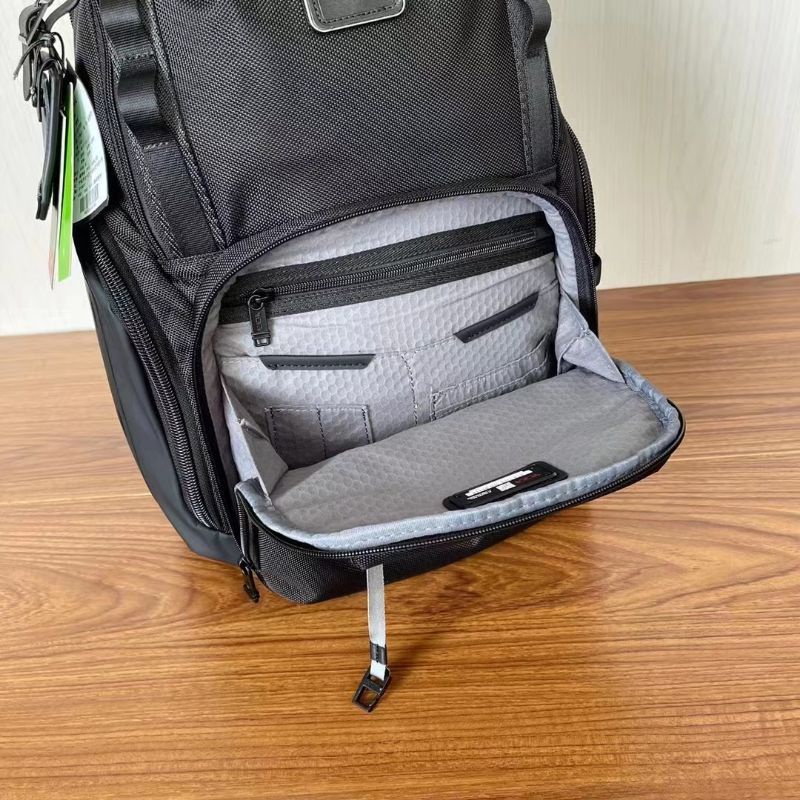 Tas Ransel Tumi Search Alpha Bravo Black Backpack Mirror Quality