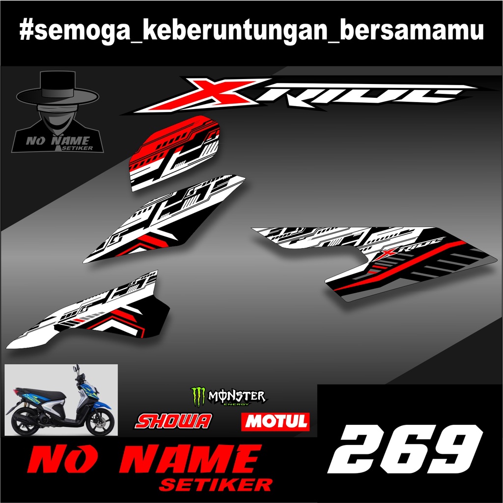 Striping X-ride (269) 2017 2018 2019 2020 2021 2022 stiker sticker setiker