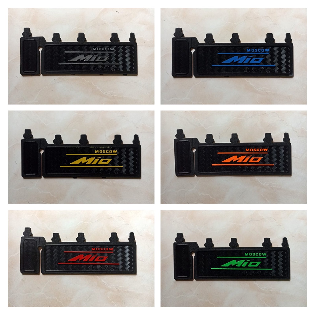 MUDLAP MOTIF CARBON MOTOR MIO SPORTY KARET PELINDUNG LUMPUR