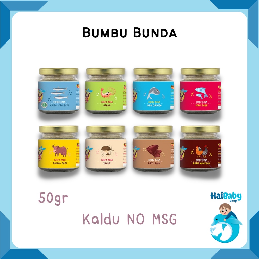 

Bumbu Bunda Elia - BPOM Kaldu MPASI / Kaldu Anak / Kaldu Bayi Non Gula Garam / Kaldu Non MSG / Kaldu Organik 50Gr