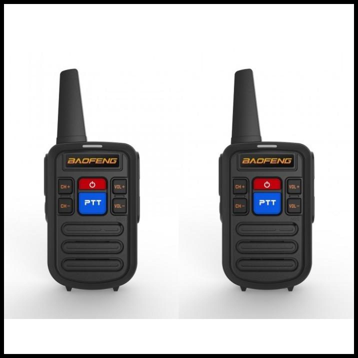 Baofeng Bf-C50 Ht Uhf Ori Baru Garansi Mini Sepasang C-50 Bfc50 Radio