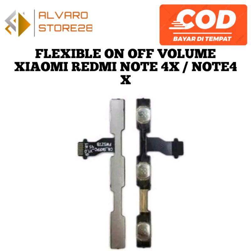 FLEXIBLE ON OFF / POWER + VOLUME XIAOMI REDMI NOTE 4X / NOTE4 X