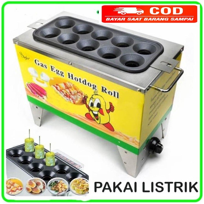 Sostel Kompor Sosis Jeho Sostel Etl Je10/Mesin Sostel 10 Lubang - Listrik
