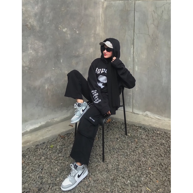 LIFESTORY - hoodie i wanna kiss white black new arrival