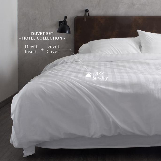 PAKET Inner Duvet / Quilt Insert + Duvet Cover / Quilt Cover Hotel